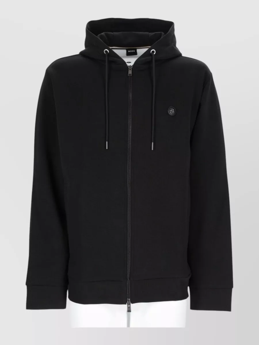 Boss hooded zip jacket
