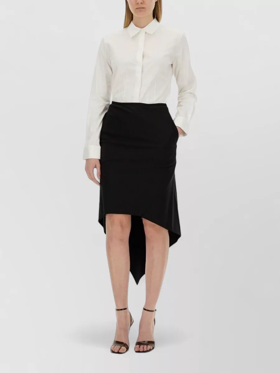 Helmut Lang cotton fitted shirt dress