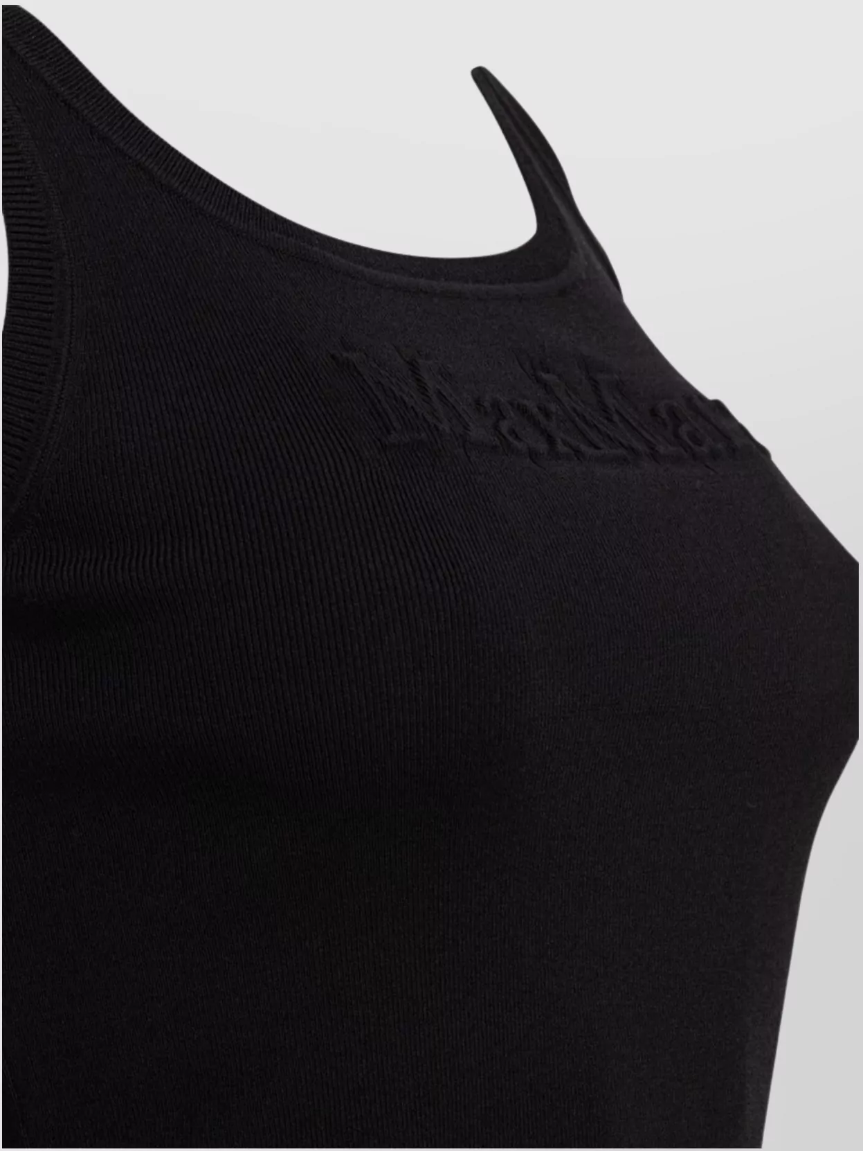 Max Mara Ribbed Sleeveless Knit Top