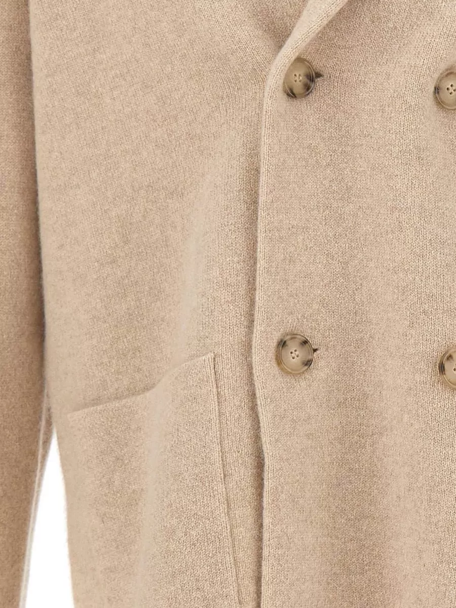 Boss Cashmere Double-Breasted Cardigan