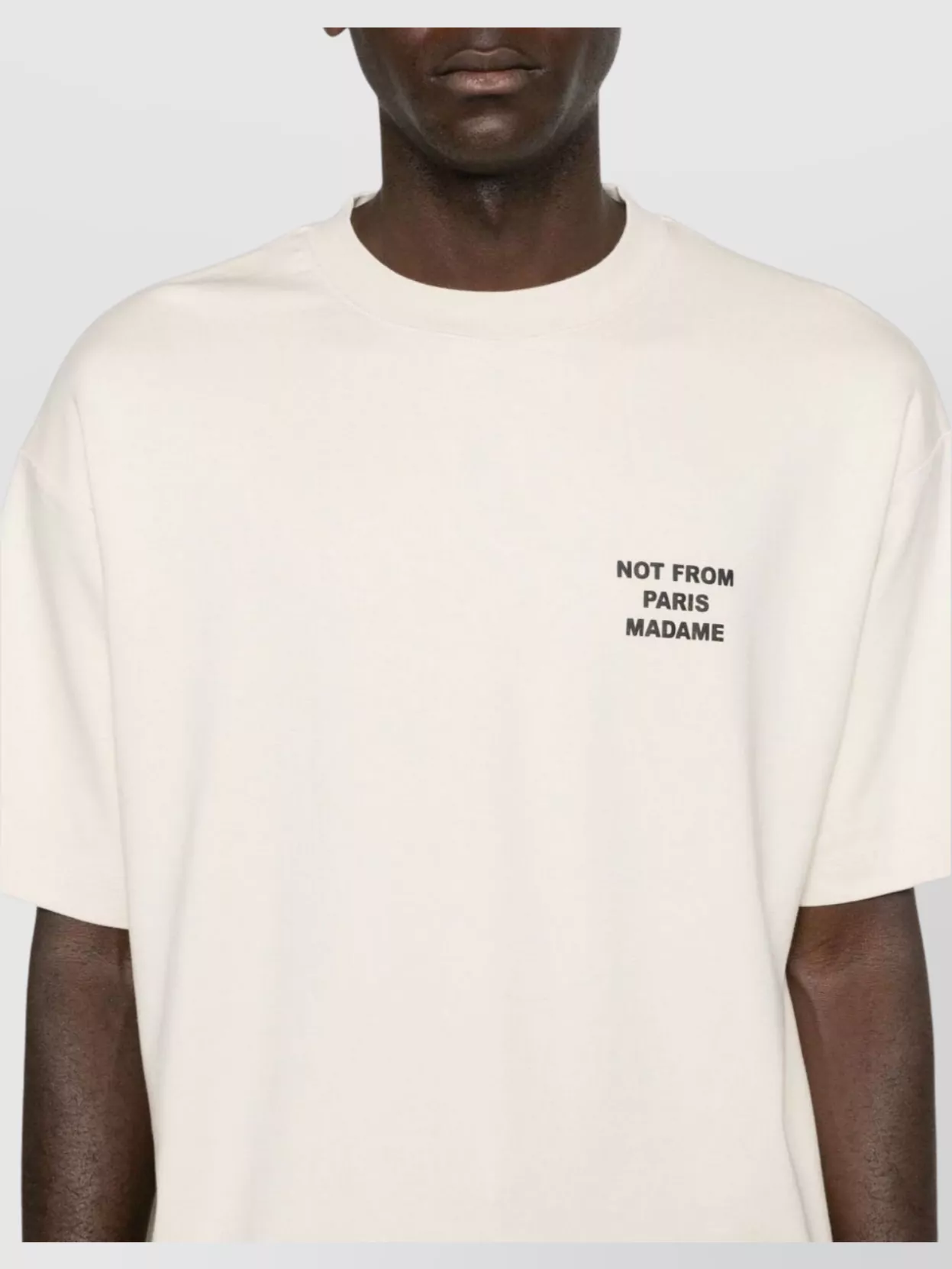 Drôle De Monsieur Oversized Cotton Jersey Crew Neck T-Shirt