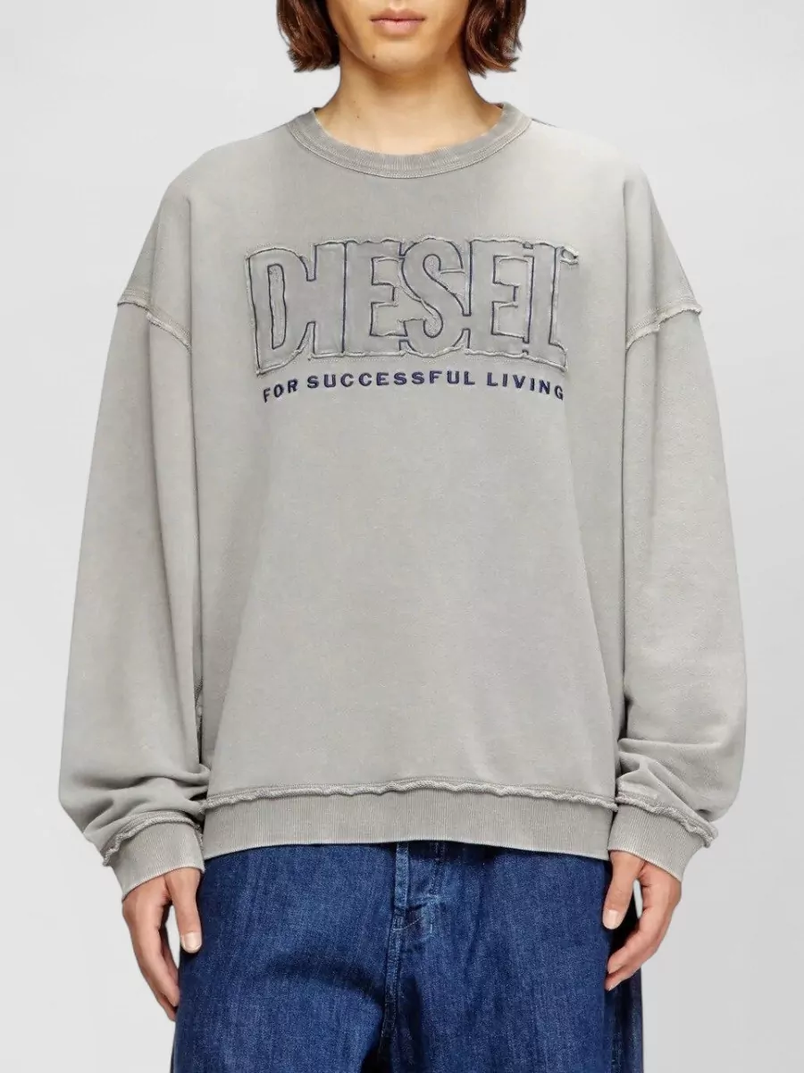 Diesel Cotton Relaxed-Fit Sweatshirt