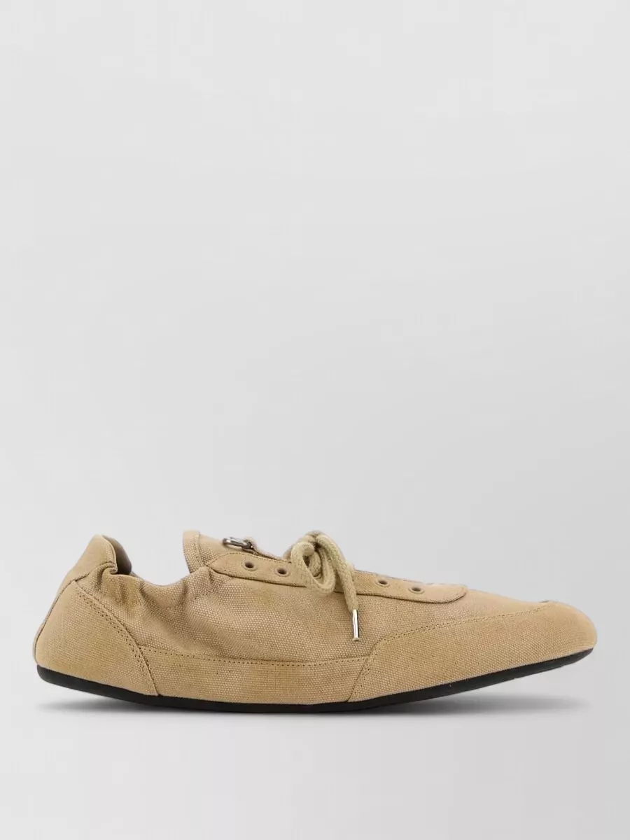 Prada canvas low-top sneakers