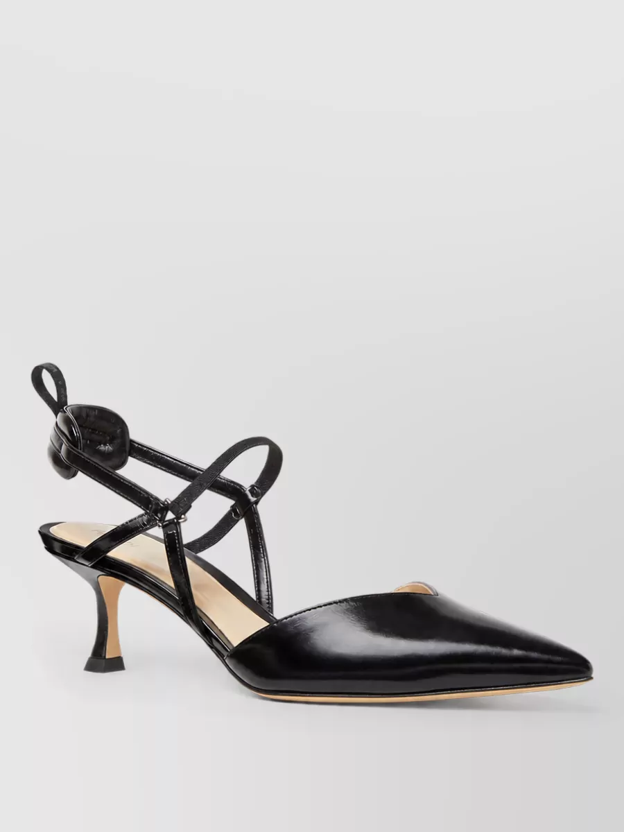 Fendi Leather Strappy Pumps