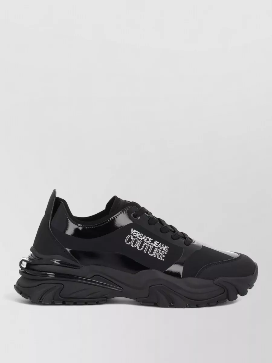 Versace Jeans Couture leather low-top sneakers