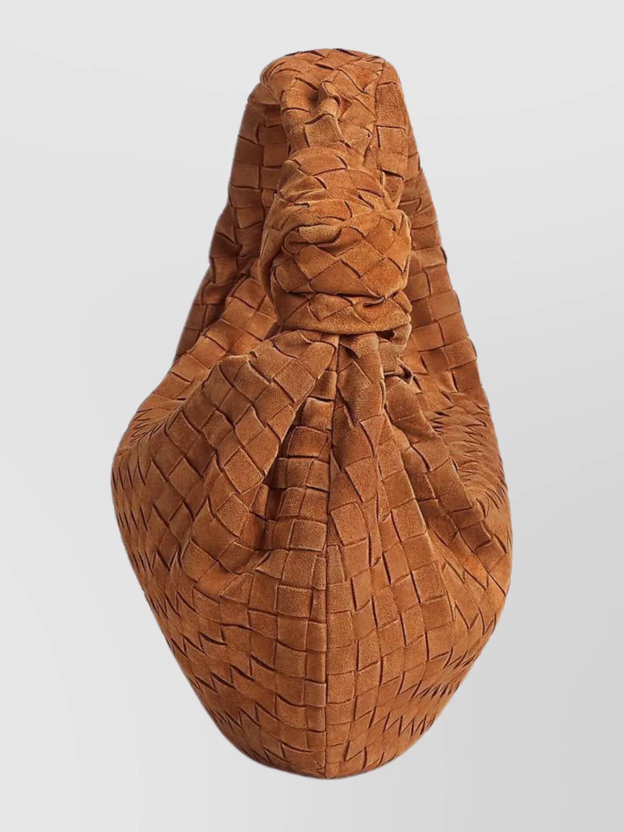 Bottega Veneta Suede Shoulder Bag Knotted Handle
