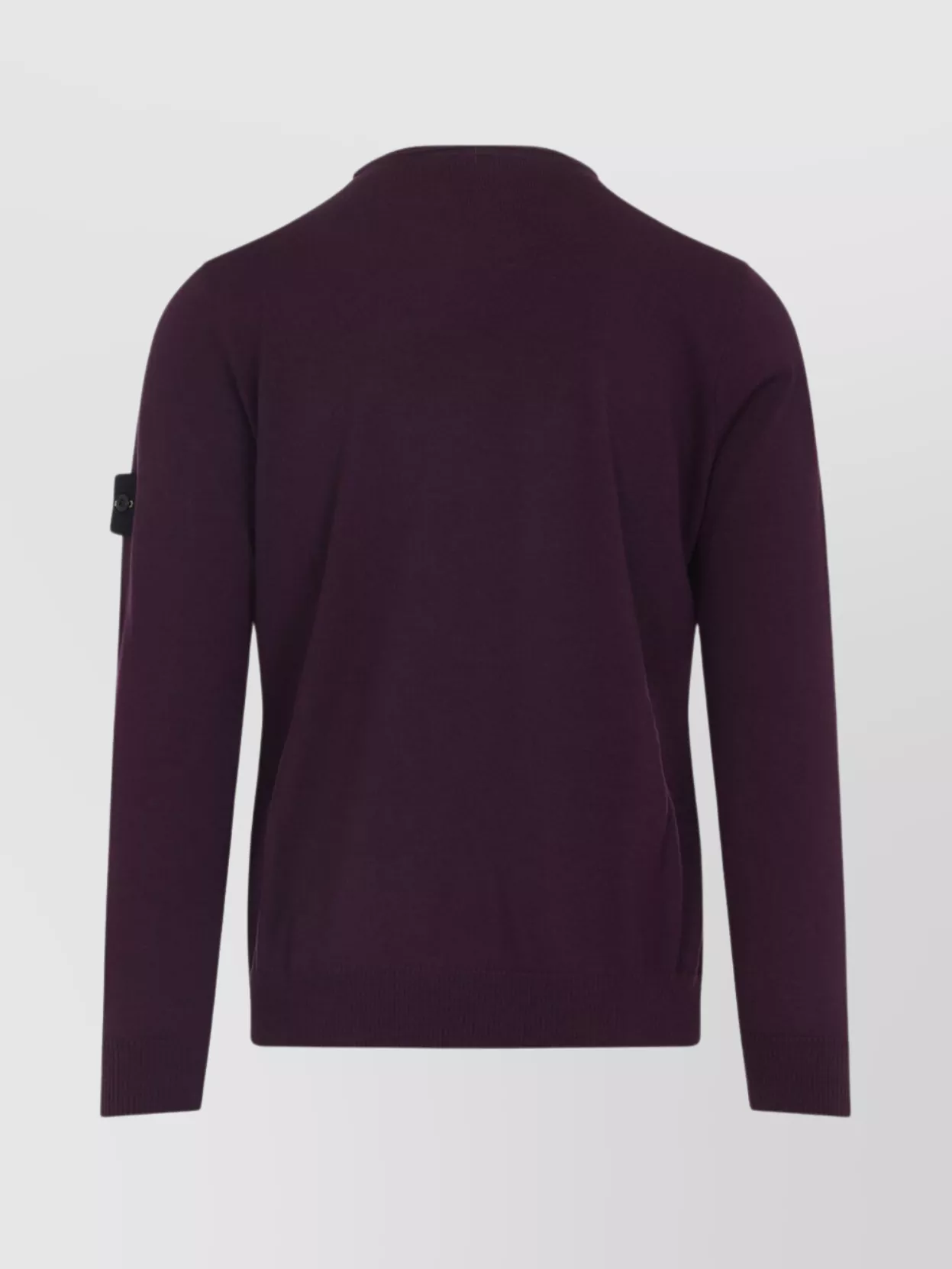 Stone Island Long Sleeves Amaranth Wool Sweater