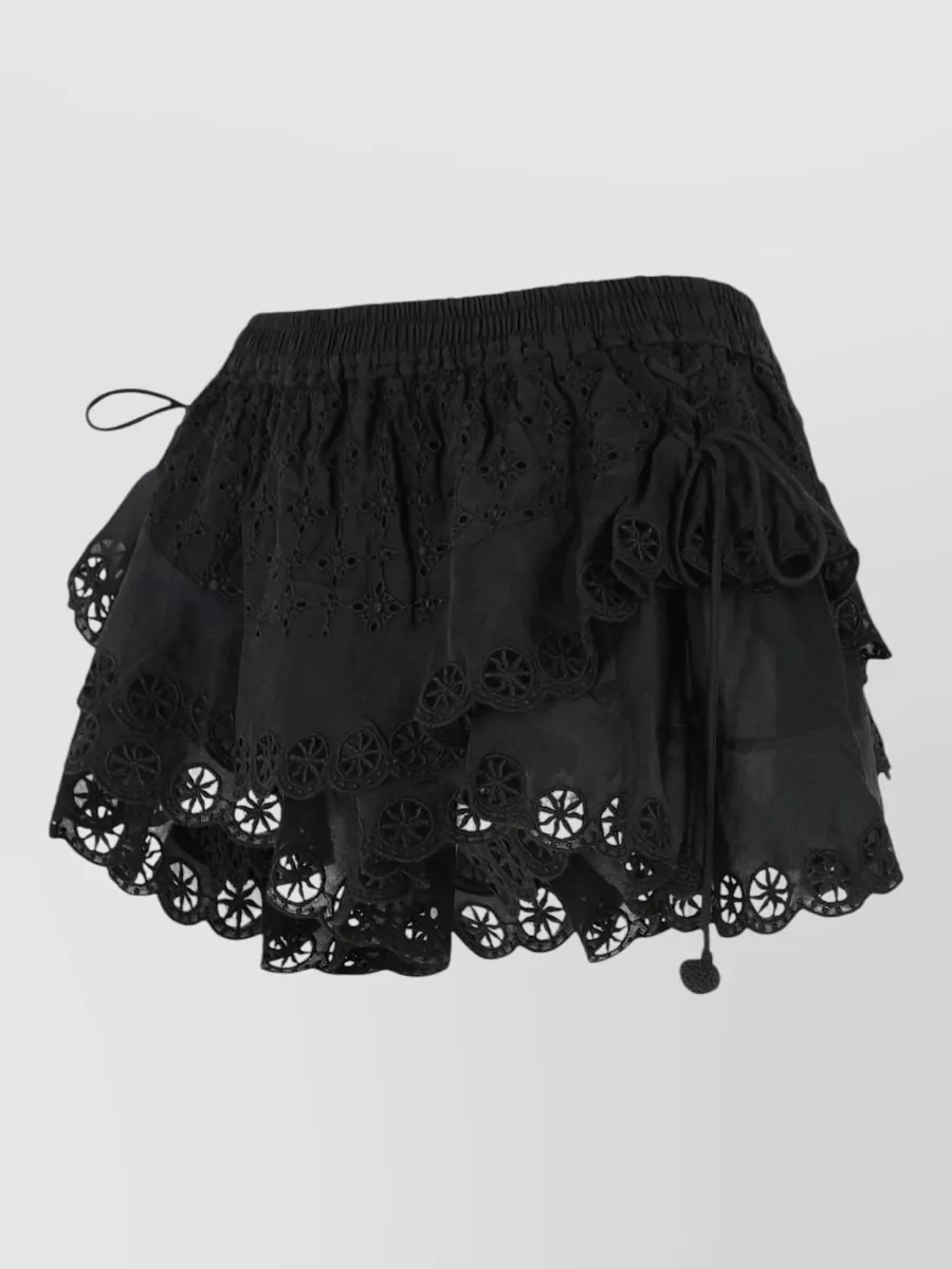 Isabel Marant Broderie Anglaise Mini Shorts