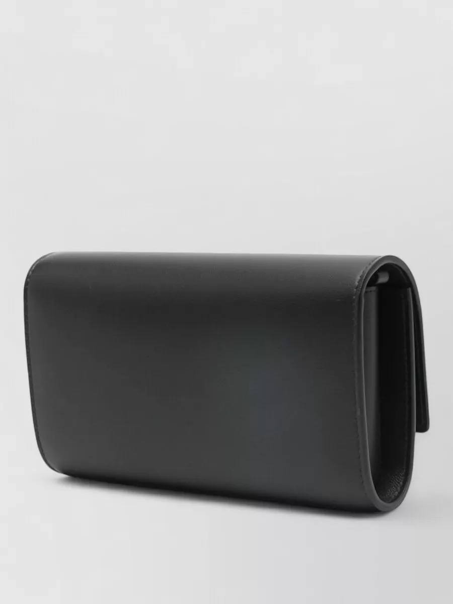 Christian Louboutin Bettina Leather Clutch Wallet Chain Strap