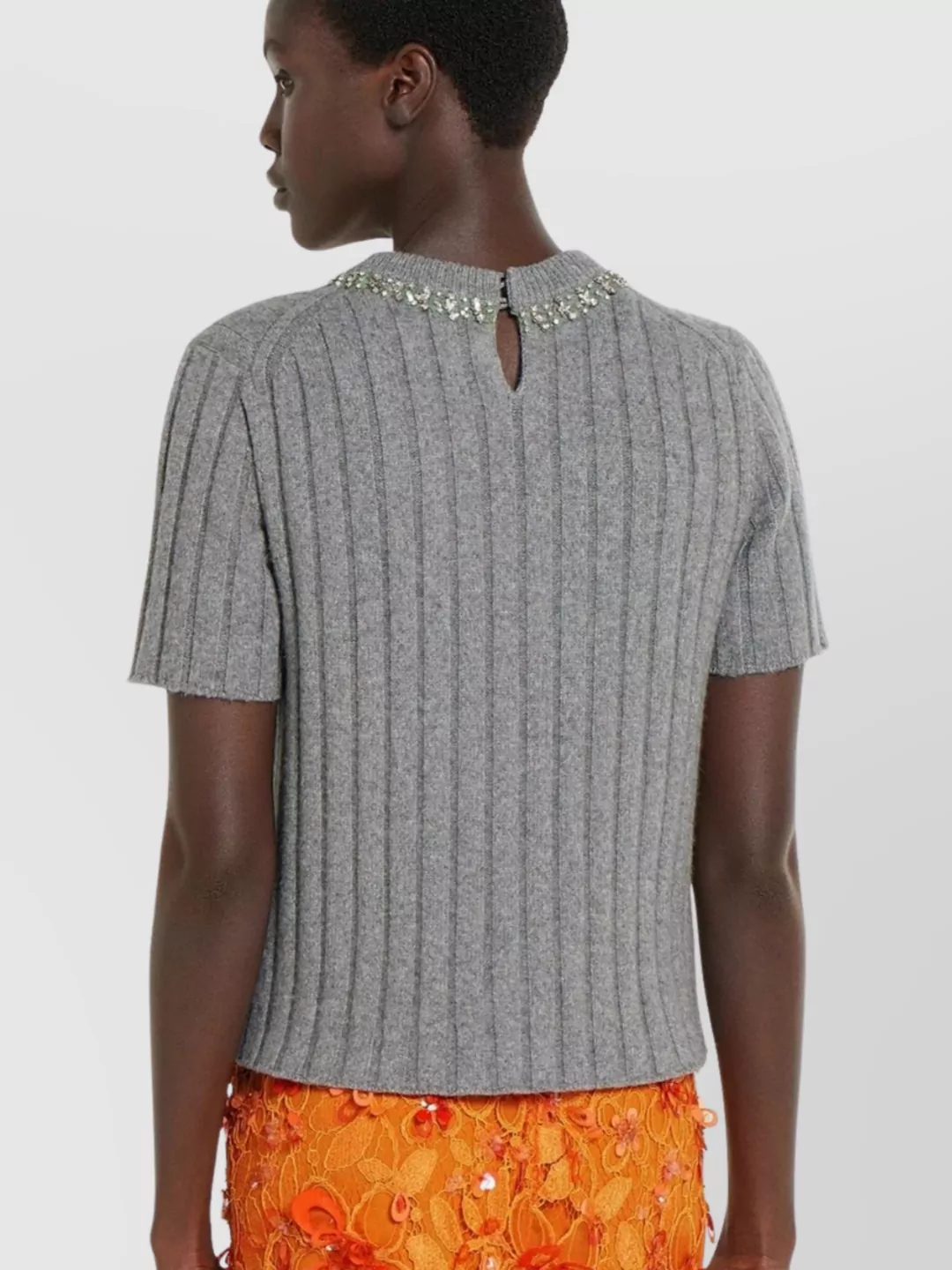 Gucci Soft Cashmere And Wool Ribbed Top