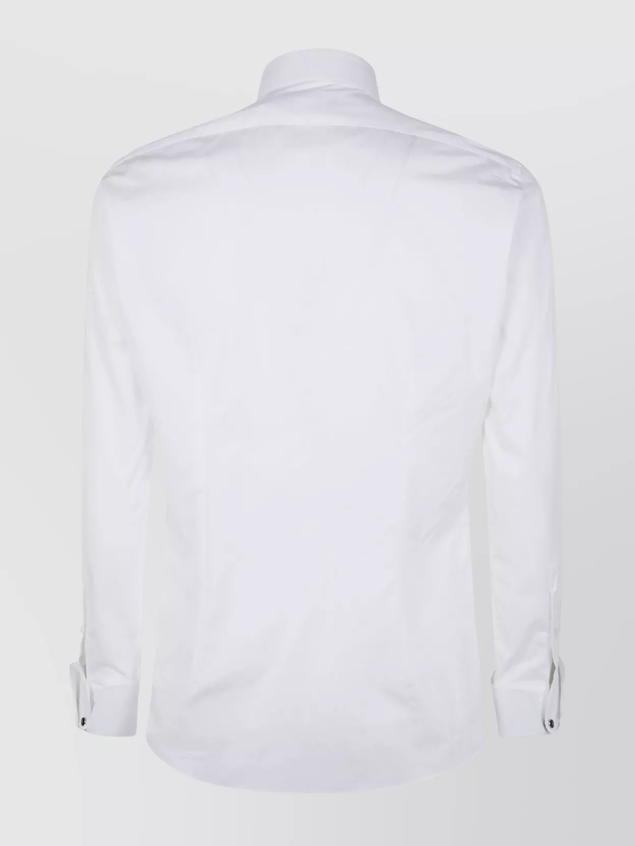 Junya Watanabe Men's Pleated Front Buttoned Cuffs Shirt