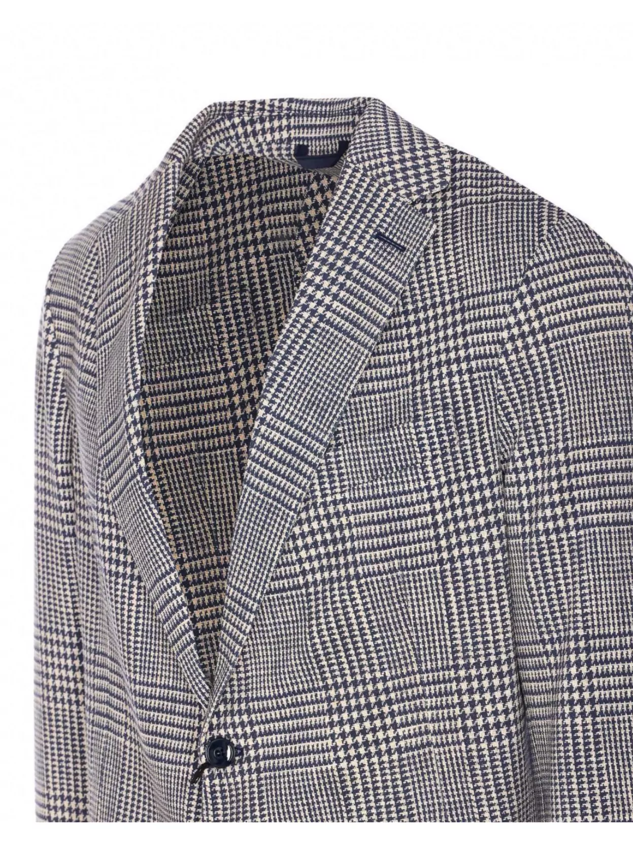 Circolo 1901 Check Pattern Jacket Front Pockets In Gray
