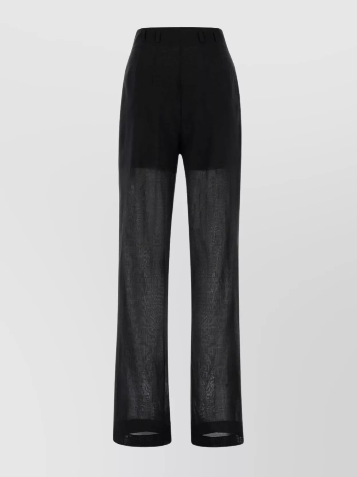 Shop Philosophy Wide-leg Pant With Sheer Lower Panel
