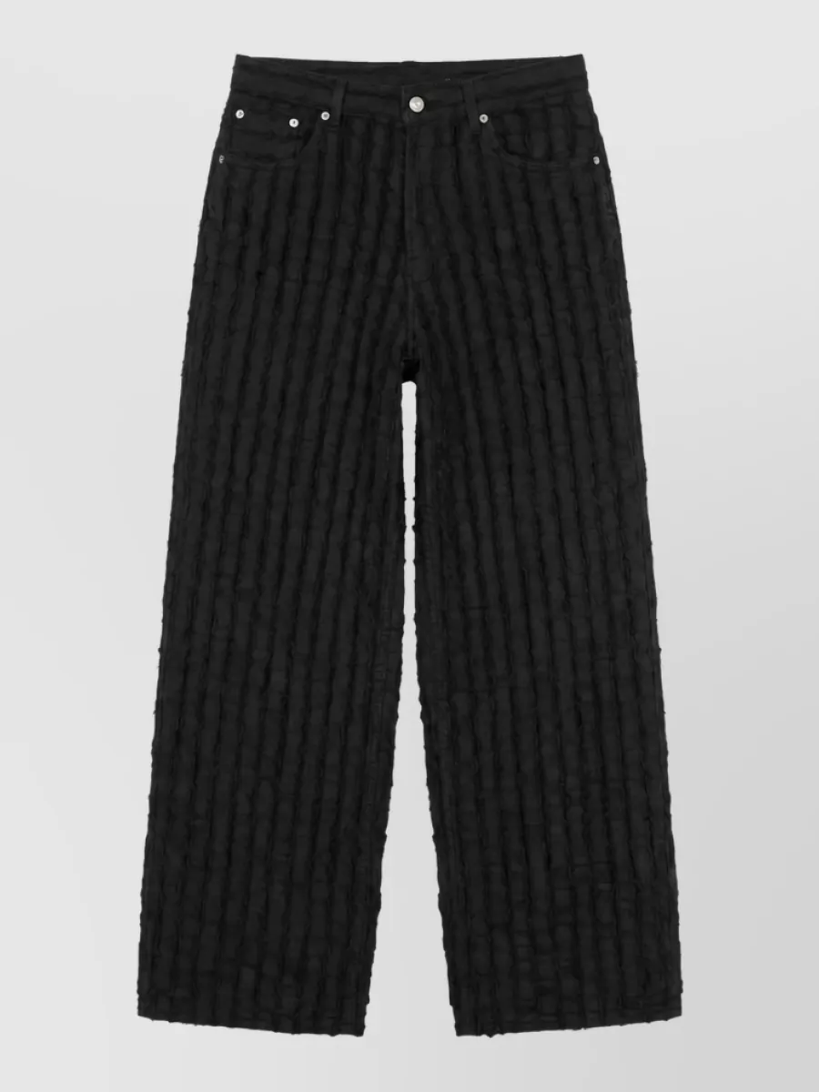 Haikure striped denim jeans