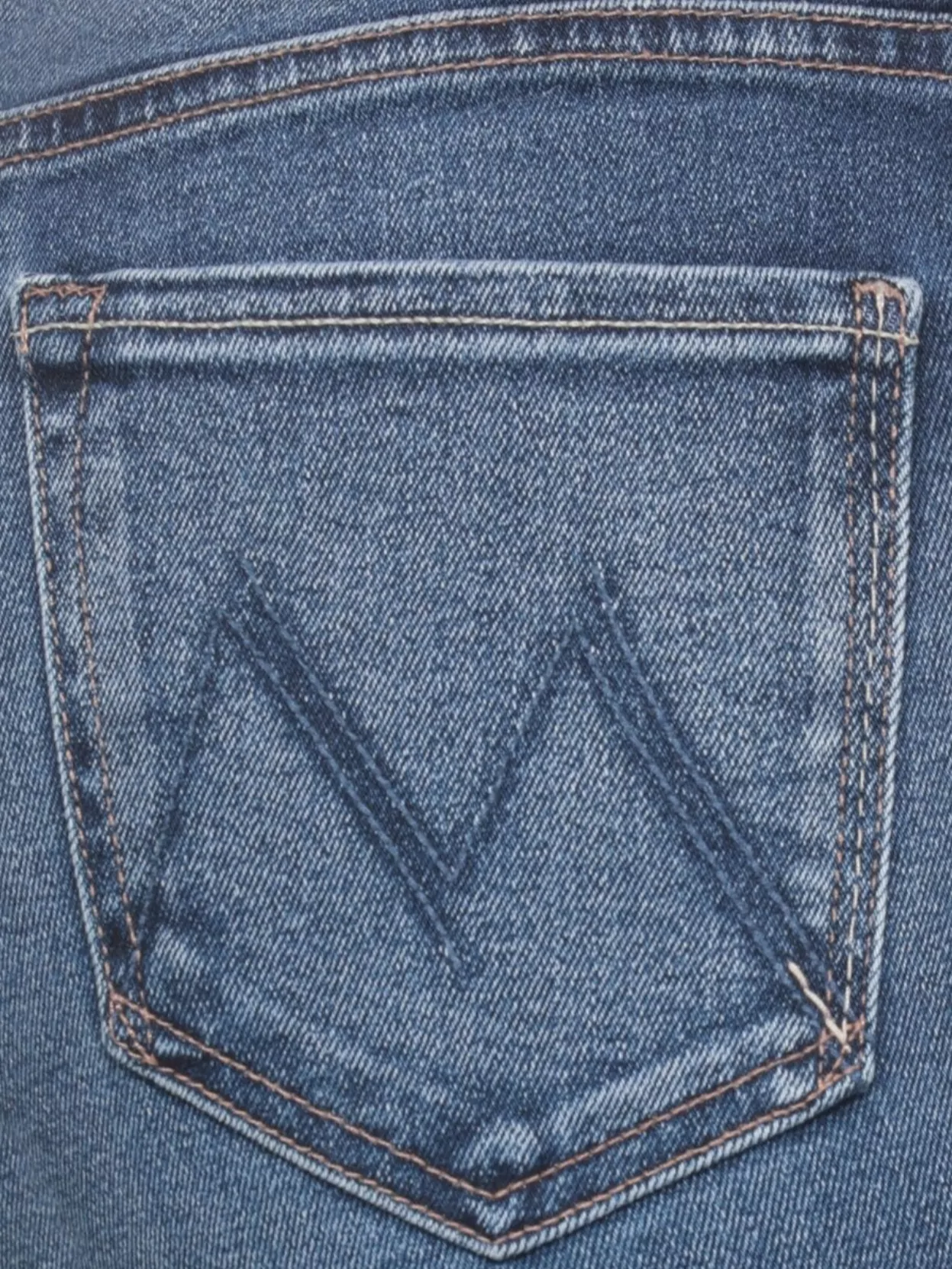Mother Flared Jeans Featuring Five-Pocket Design
