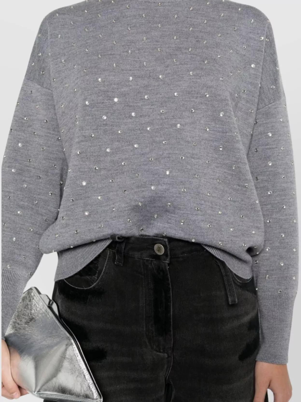 Paco Rabanne Merino Wool Crew-Neck Jumper