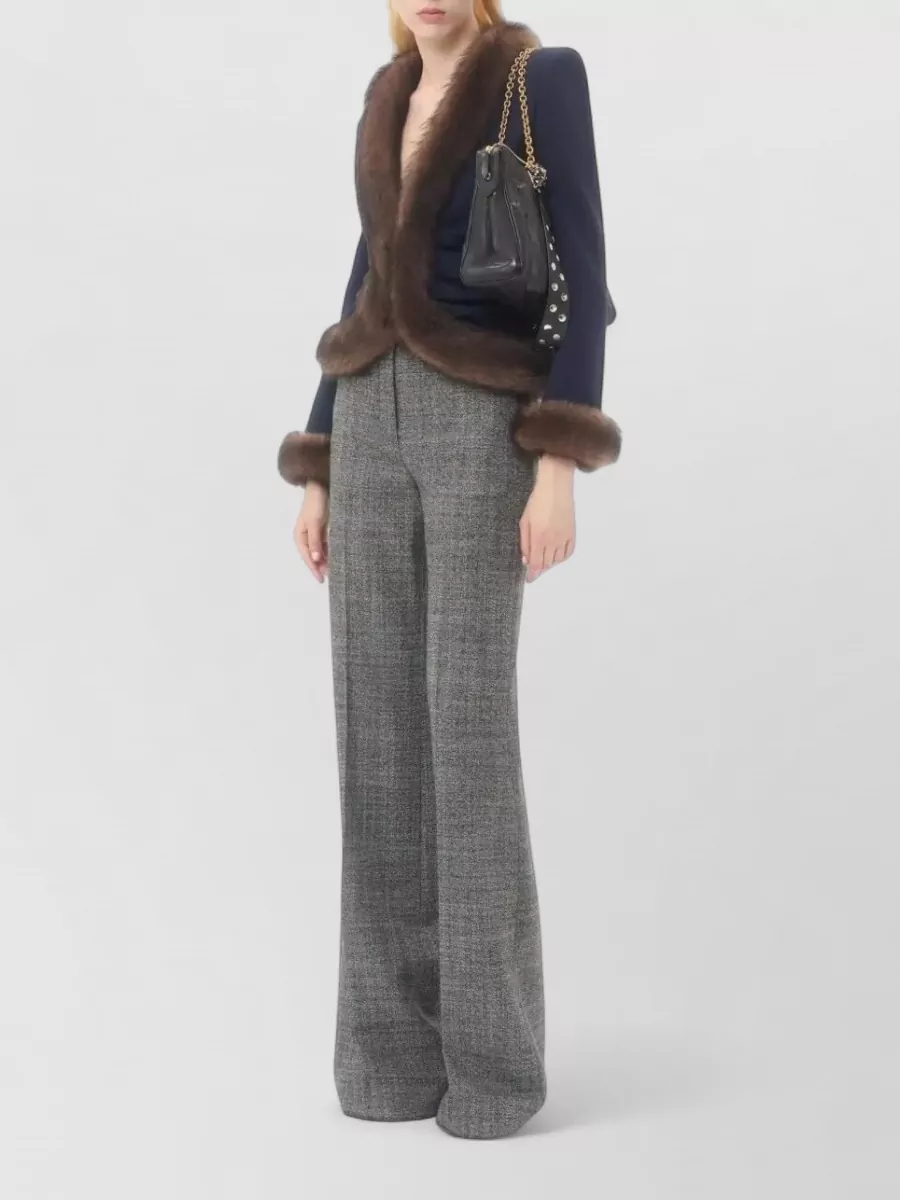 Valentino Garavani Panthea Nappa Leather Chevron Shoulder Bag