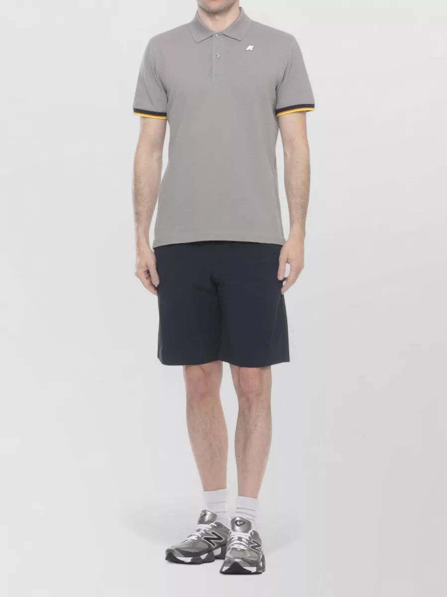 K-Way Cotton Short-Sleeve Polo Shirt