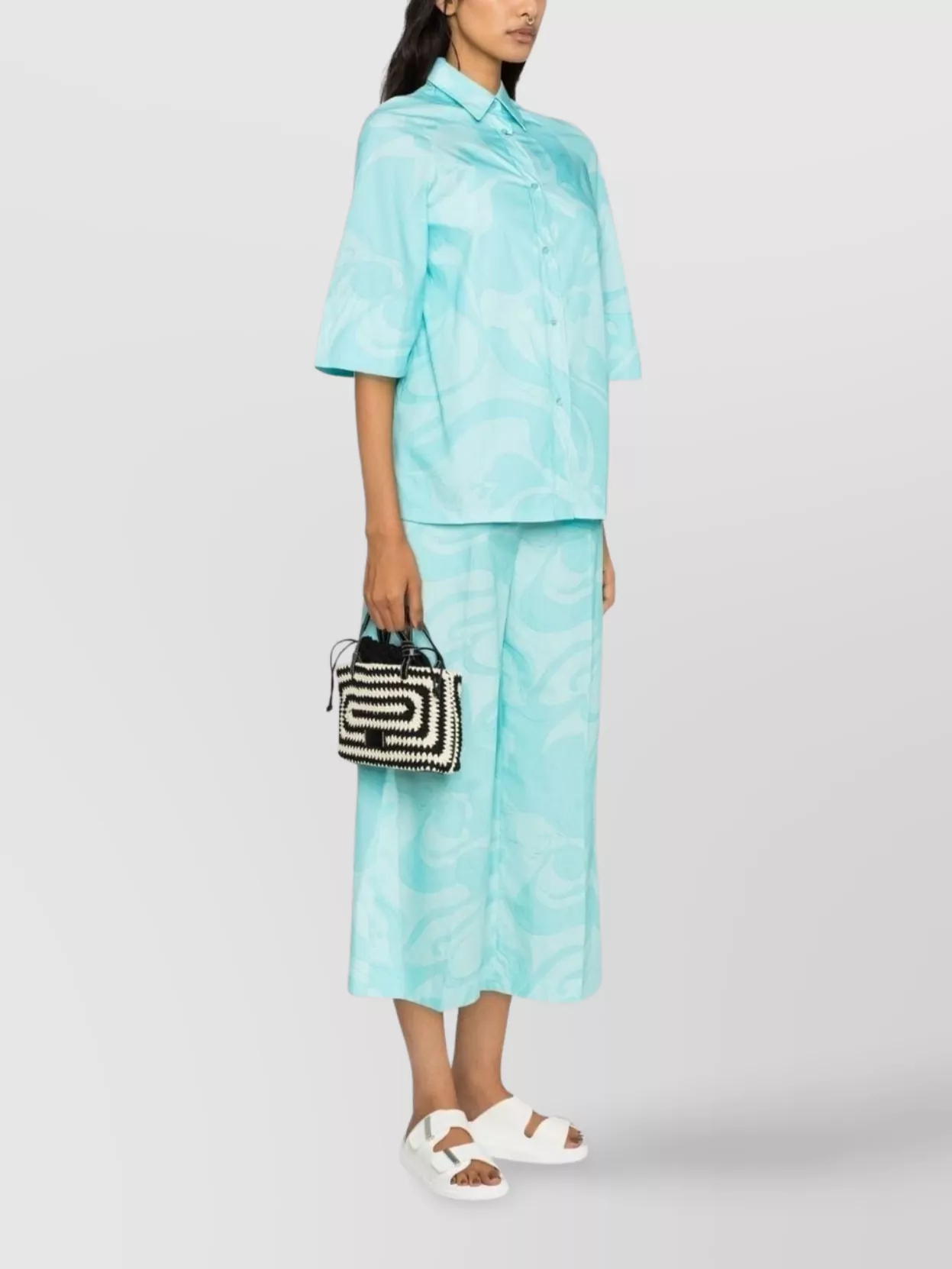 Etro Swirl Print Cotton Shirt