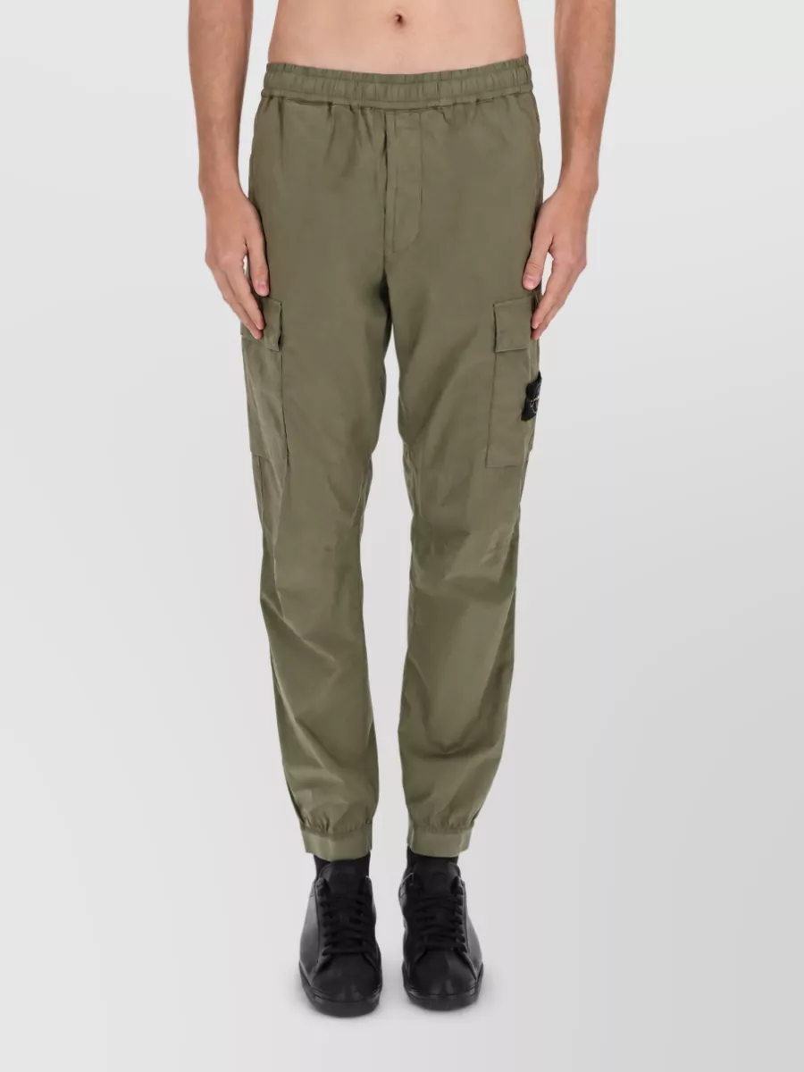 Stone Island Parachute Pants Cargo Style Ankle Cuffs