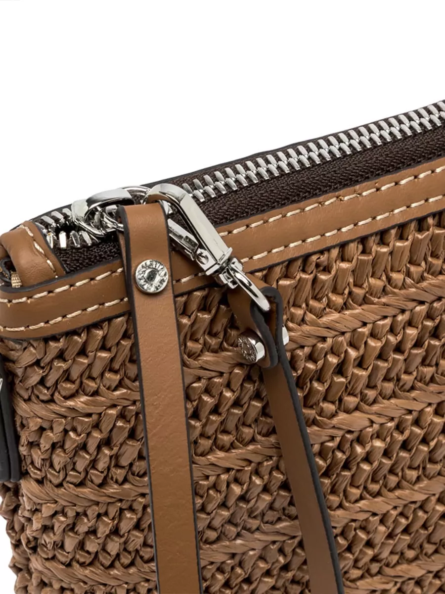 Gianni Chiarini Marcella Clutch Bag Woven Strap Hardware