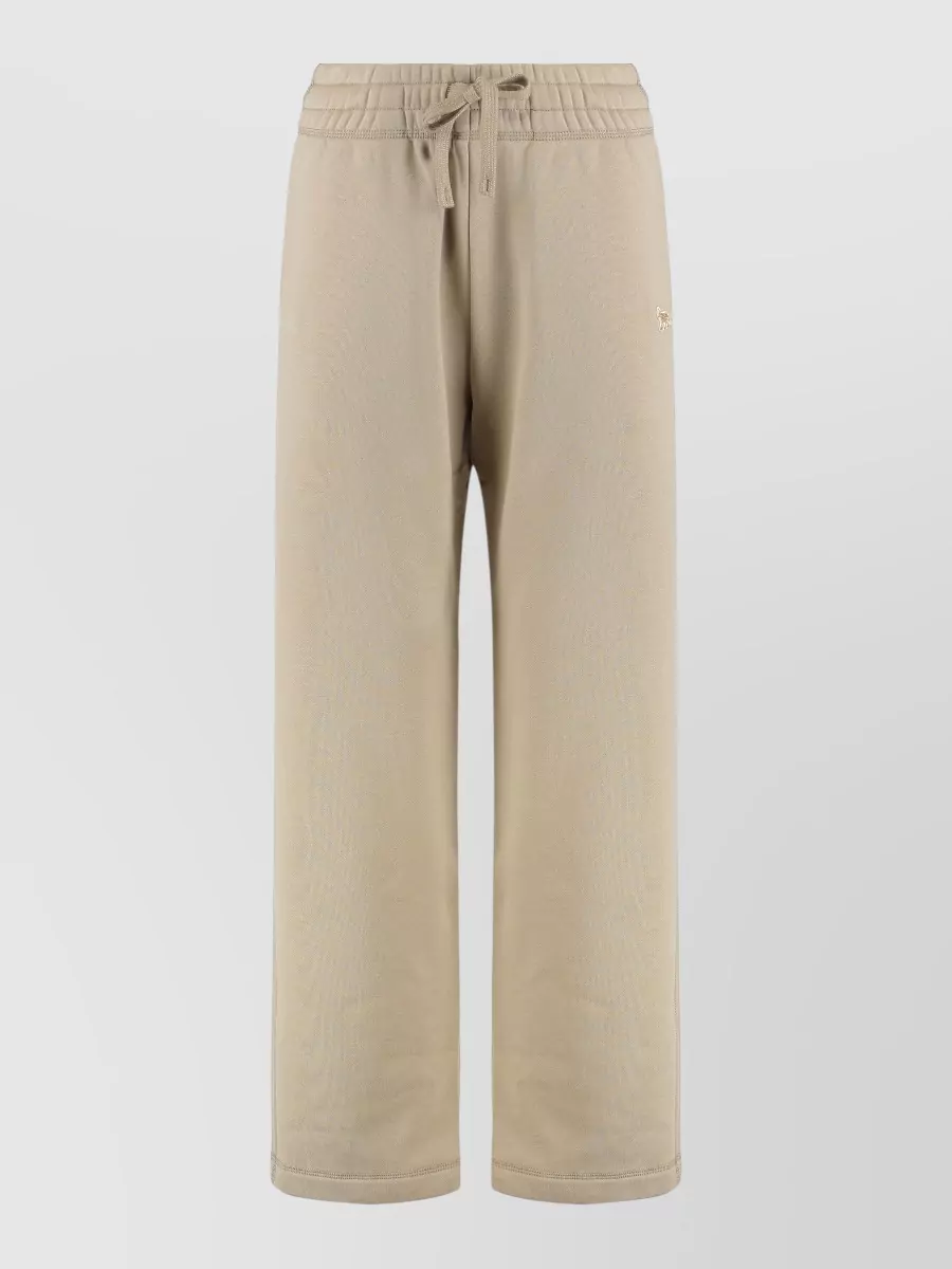 Maison Kitsuné cotton wide-leg jogging trousers