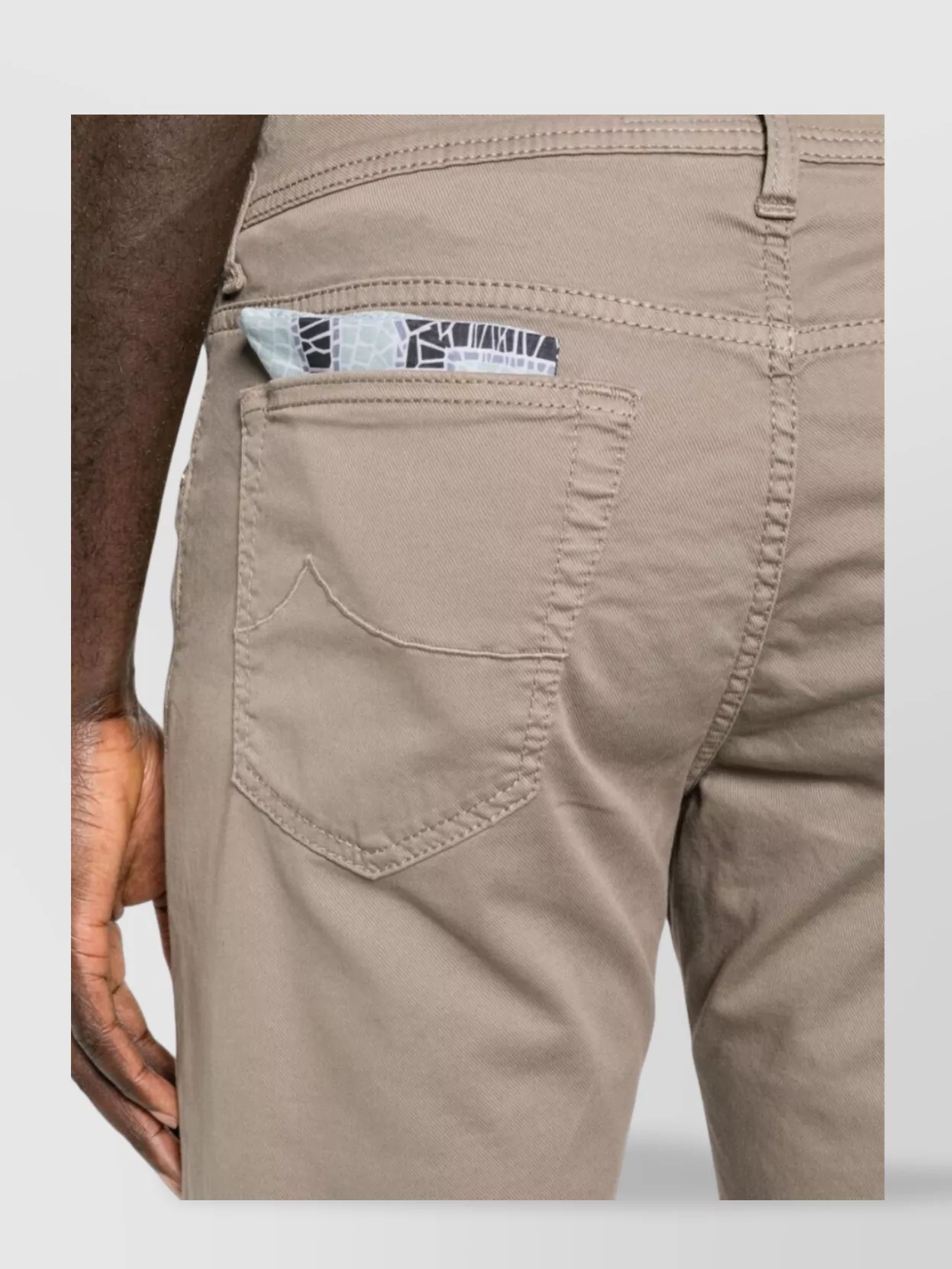 Jacob Cohen Straight Trousers With Pockets And Loops In Brown