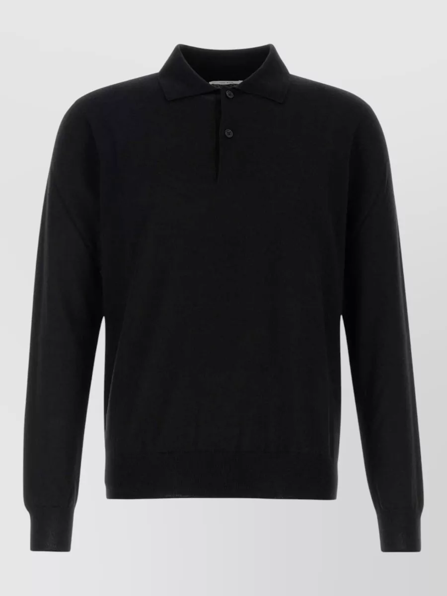 The Row cashmere polo jumper