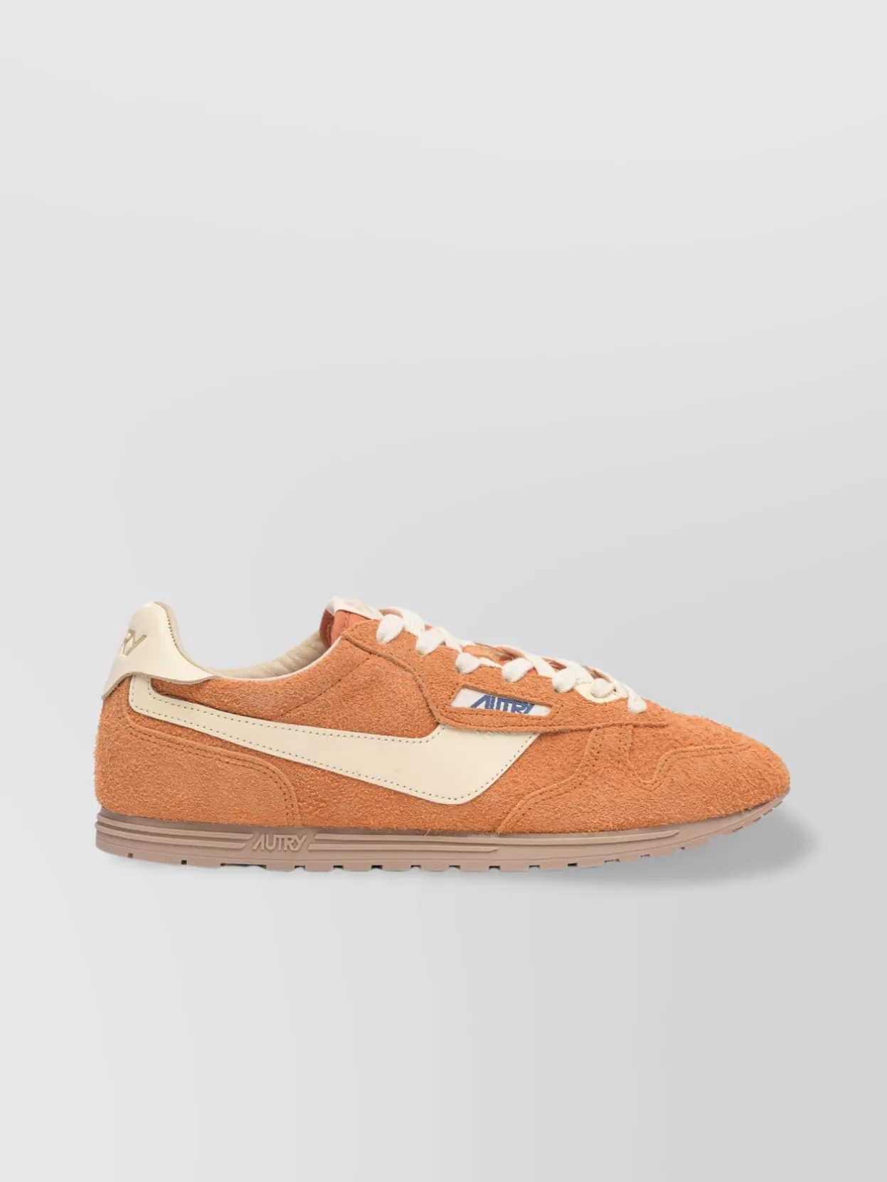 Autry Low-Top Suede Texture Rubber Sole Sneakers