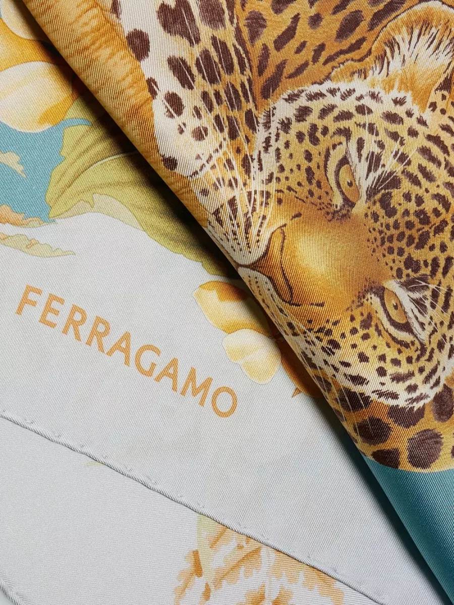 Ferragamo Silk Printed Scarf