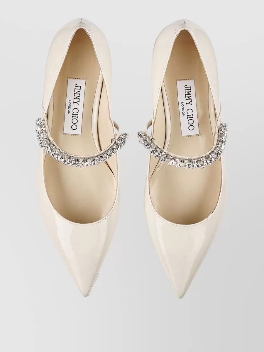 Jimmy Choo Leather Ballerina Flats
