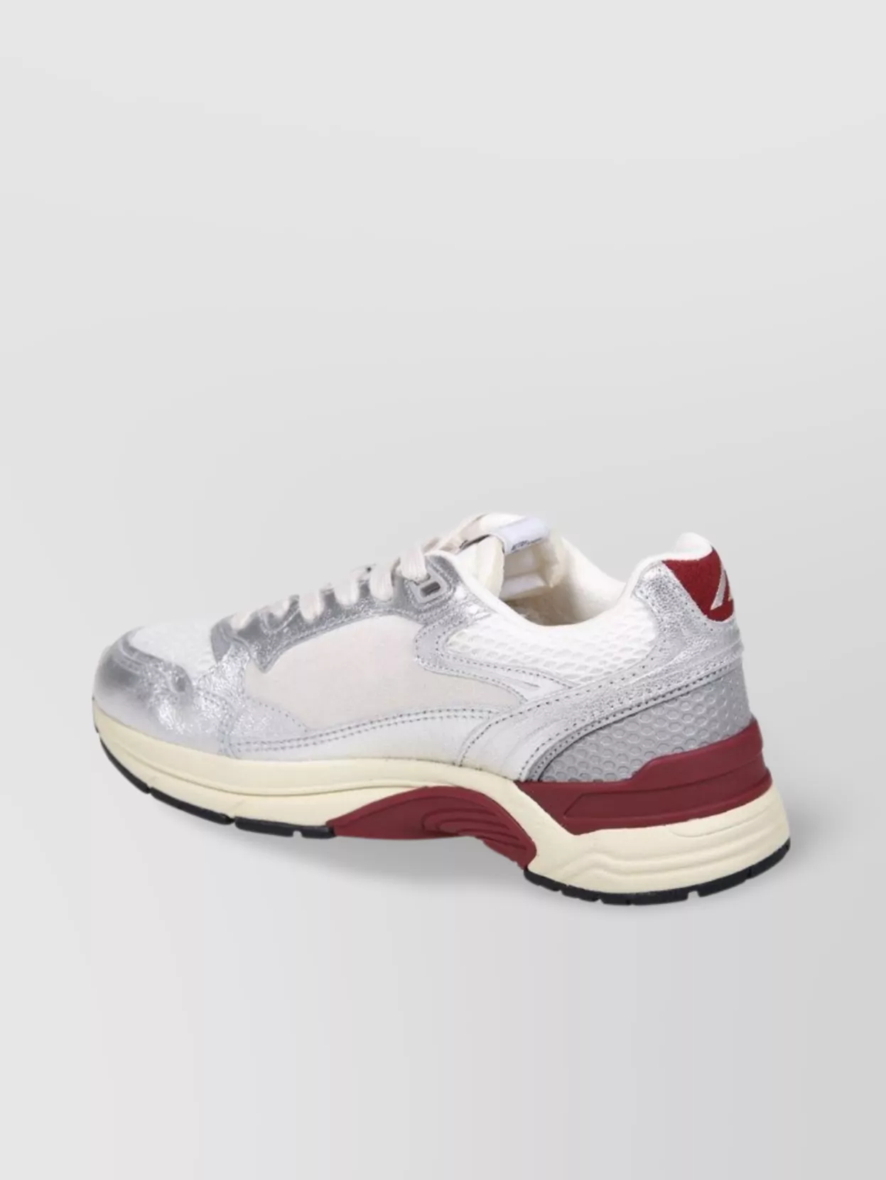 Autry Sneakers Hyperway Low Silver Bordeaux In Multi