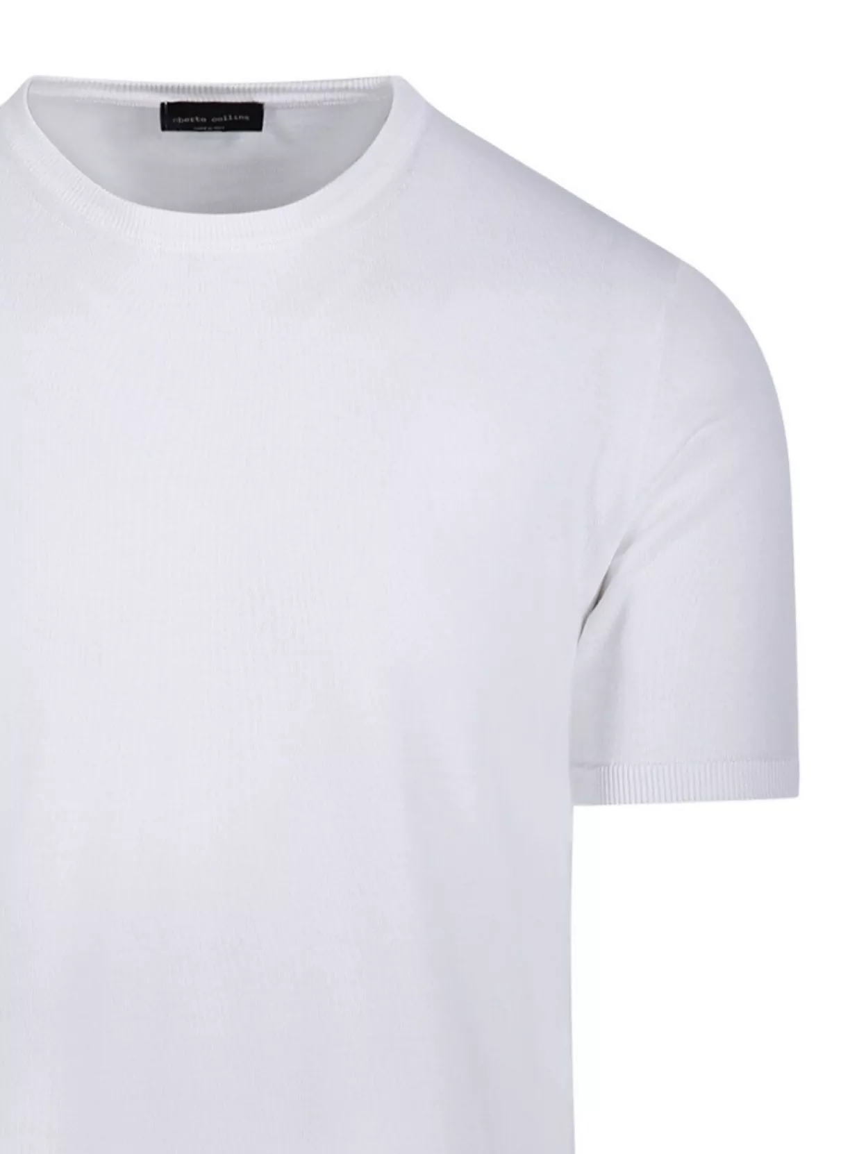 Roberto Collina Crew Neck Short Sleeve Sweater