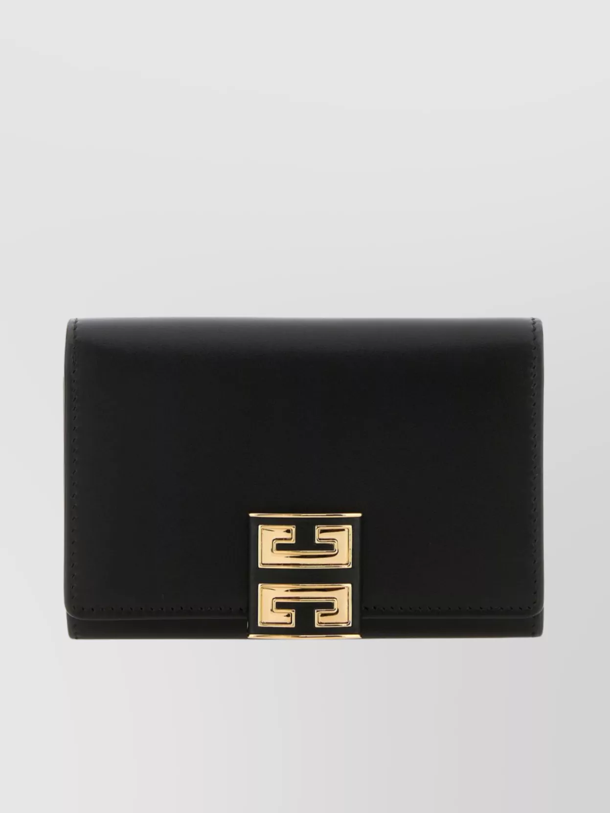 Shop Givenchy Logoed Print Leather Wallet