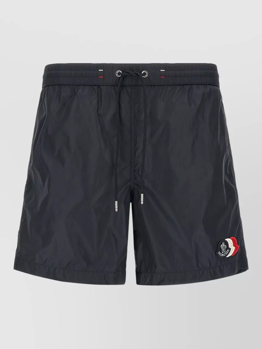 Moncler Logo-Patch Swim Shorts