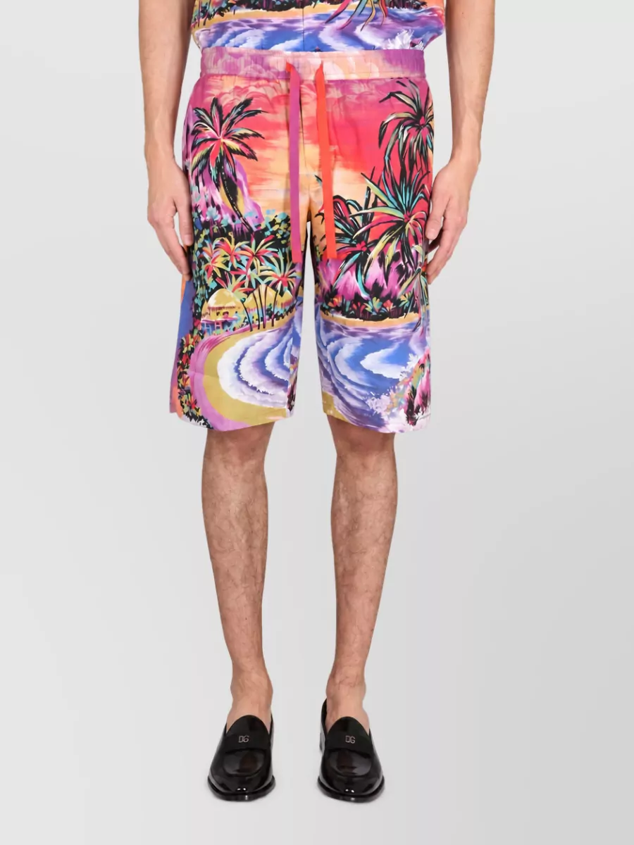 Dolce&Gabbana Printed Bermuda Shorts