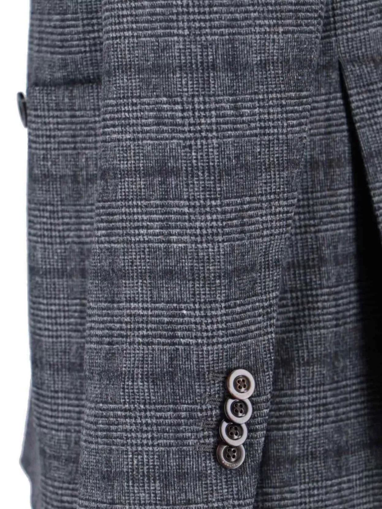 Boglioli Double-Breasted Check Pattern Blazer Jacket