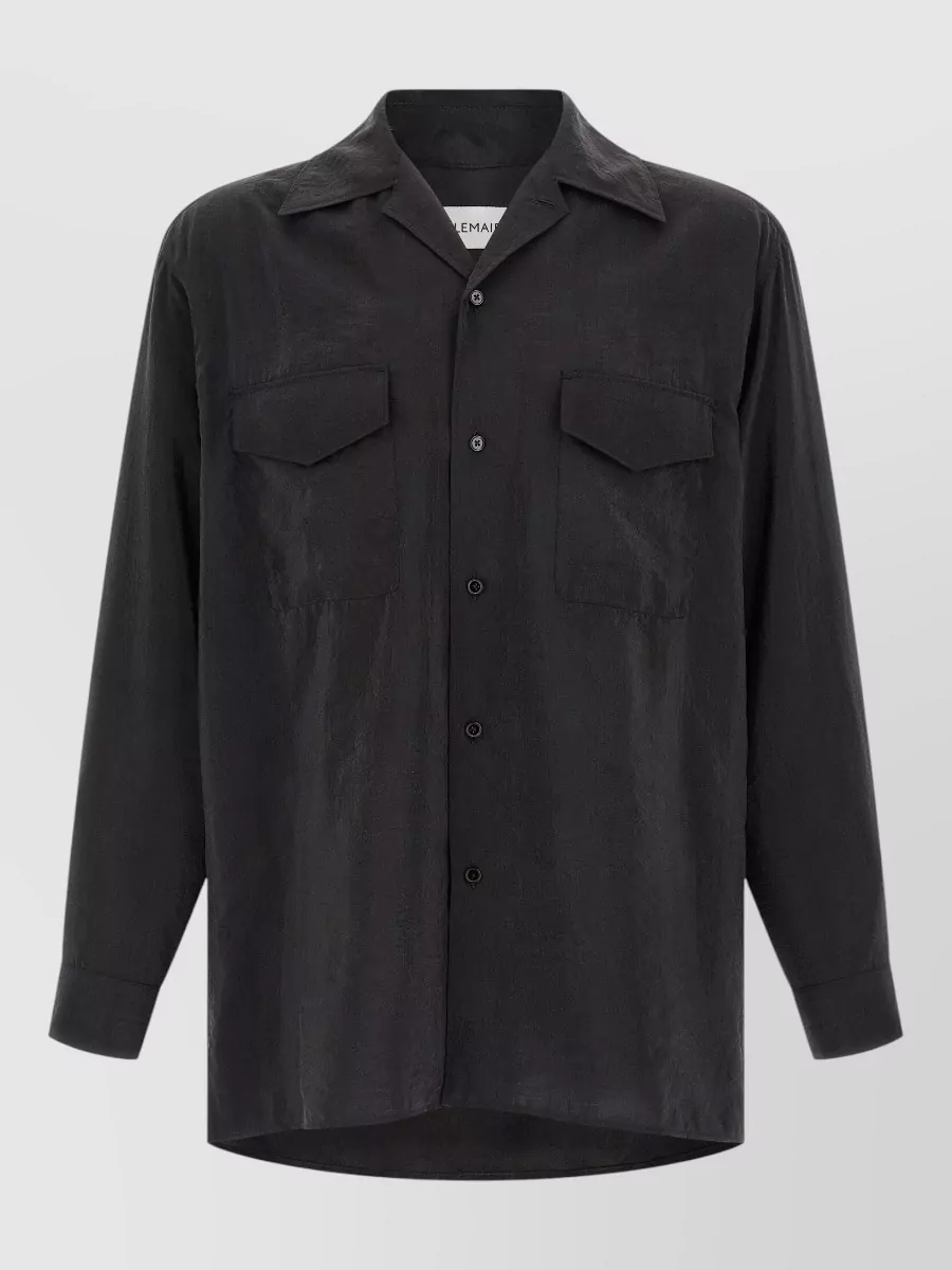 Lemaire Silk Long-Sleeve Shirt
