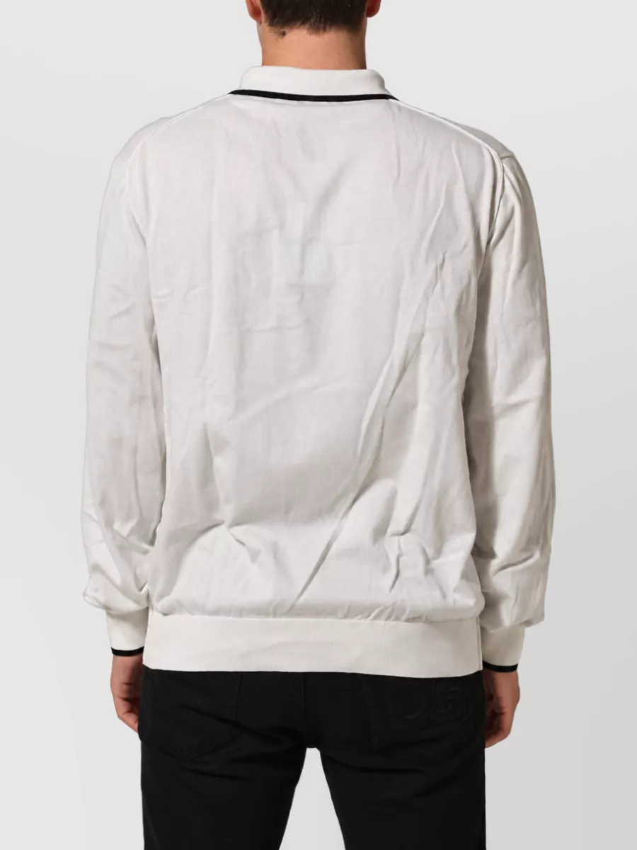 Dolce&Gabbana Silk Leaf Print Crew Neck T-Shirt