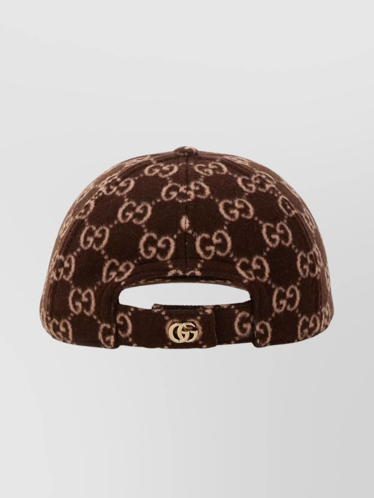 Gucci Gg Canvas Wool Baseball Cap In Black
