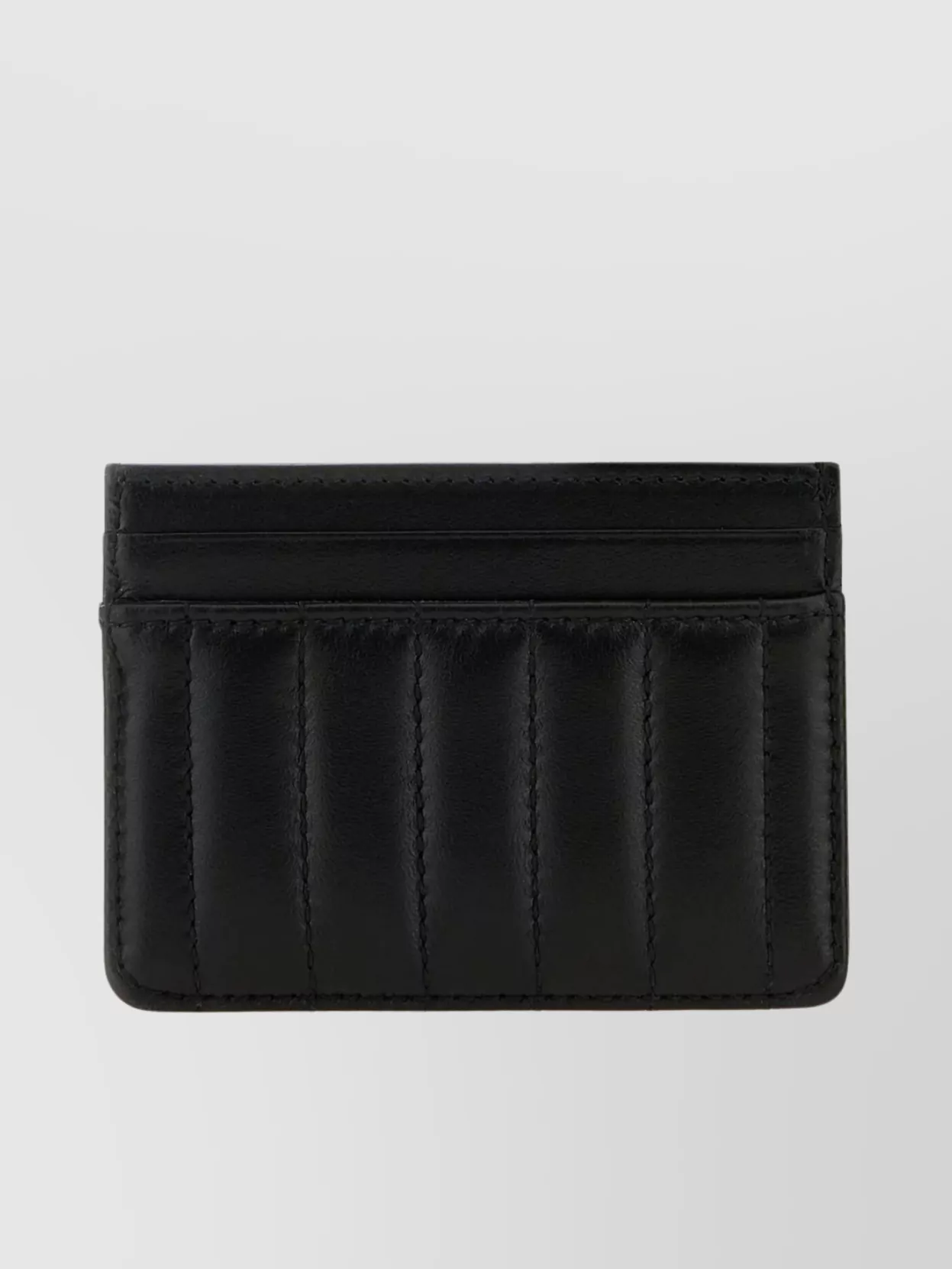 Shop Burberry Leather Rectangular Card Holder