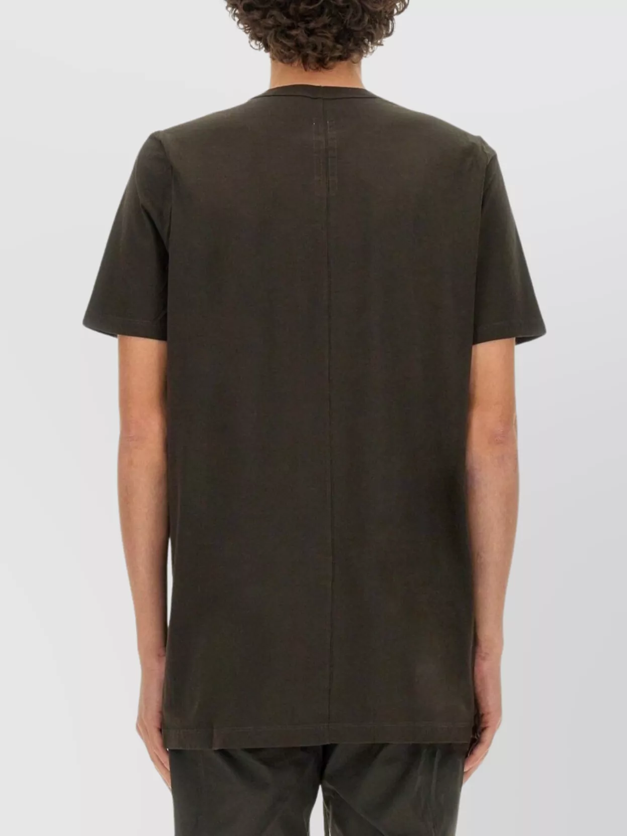 Rick Owens Crew Neck Plain Design Short Sleeves T-Shirt