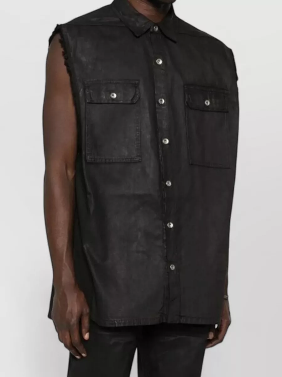 Rick Owens Cotton Oversized Shirt