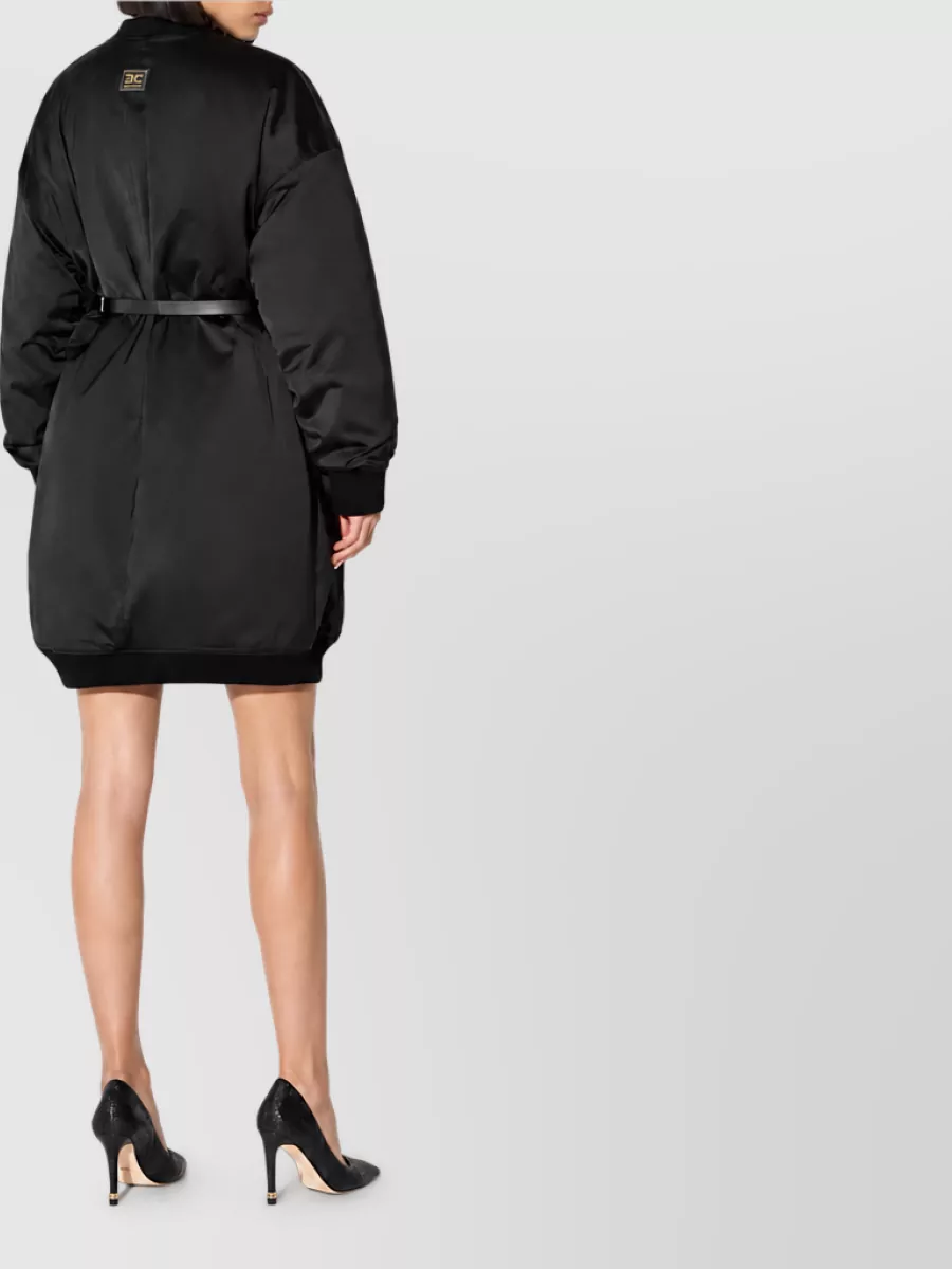 Elisabetta Franchi Belted Oversized Coat
