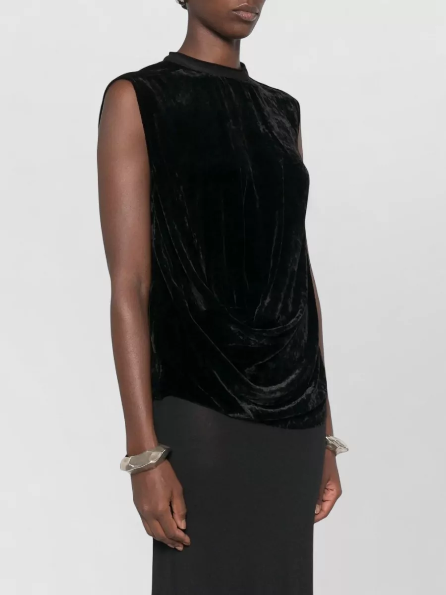 Rick Owens Velvet Sleeveless Top