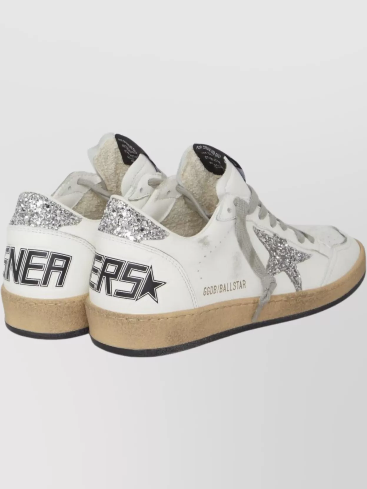 Golden Goose 20mm Ball Star Nappa Leather Sneakers In White