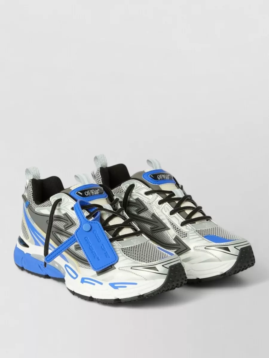 Off-White paneled low-top sneakers