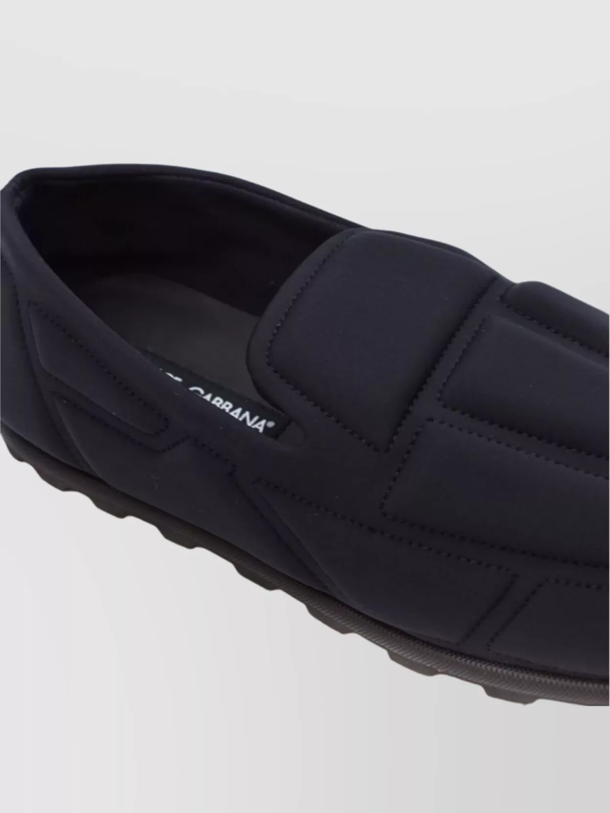 Dolce&Gabbana Quilted Rubber Sole Loafers