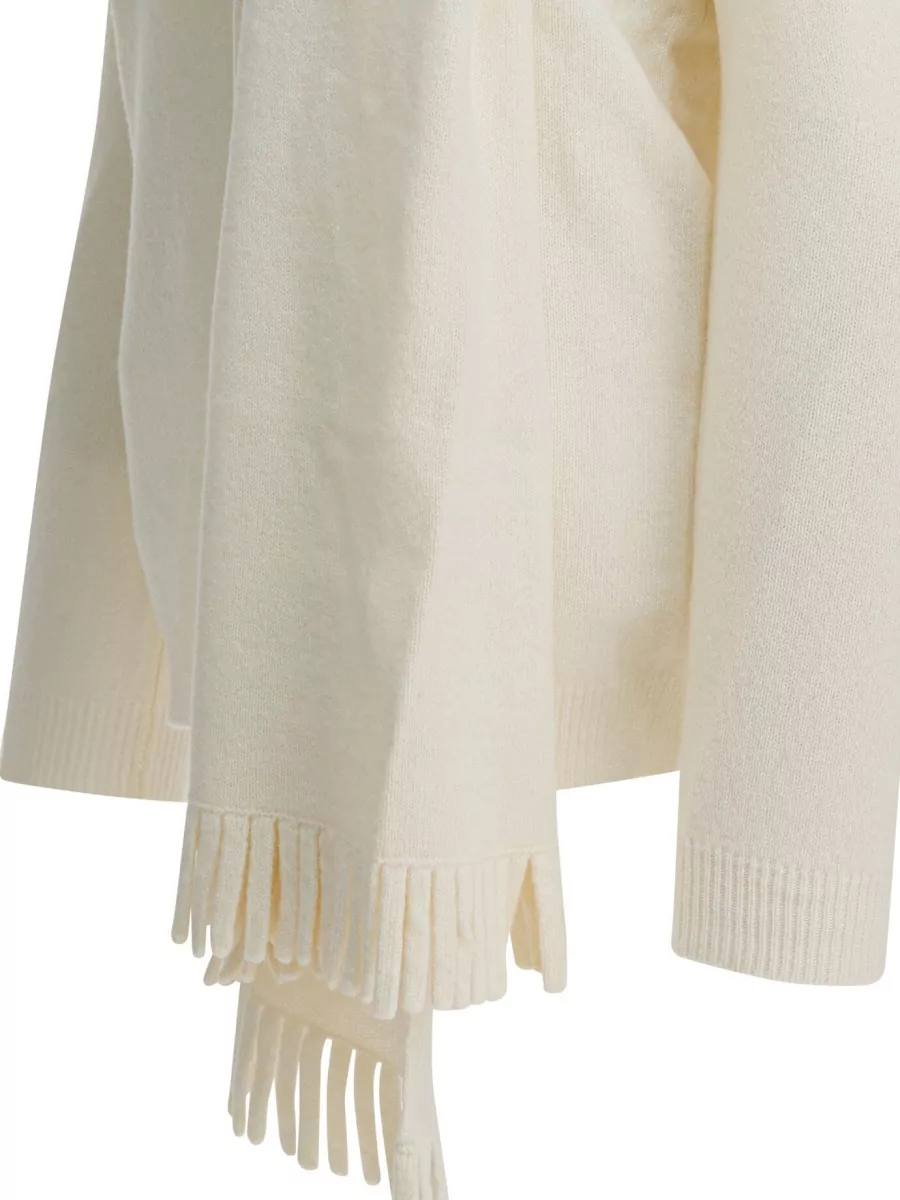 Sandbeige Wool Knit Sweater