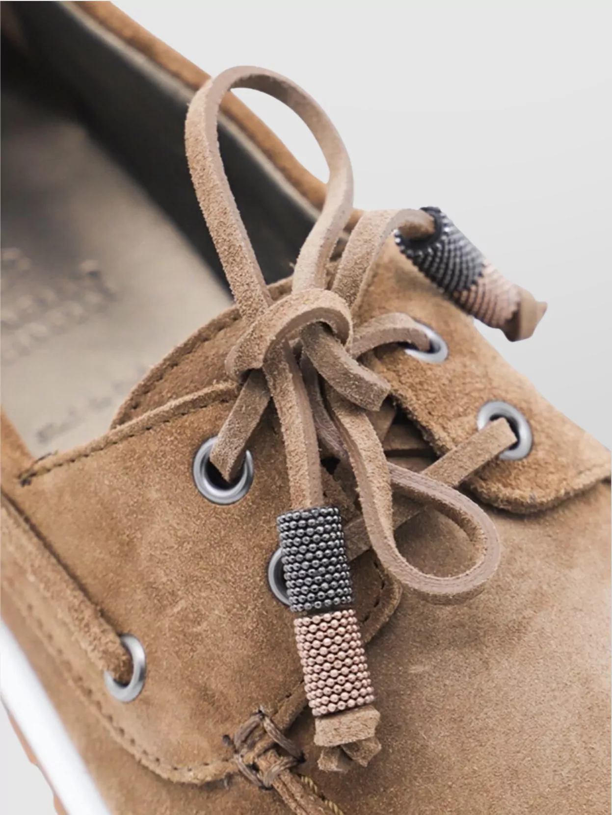 BRUNELLO CUCINELLI LOAFERS WITH SUEDE FINISH AND RUBBER SOLE